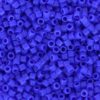 Opaque Cyan Blue Delica Beads