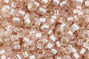 Pink Mist Silver Lined Delica Beads