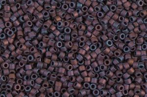 Matte Metallic Copper Delica Beads