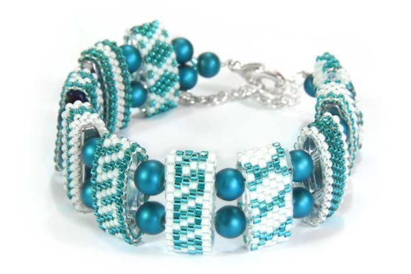 Emerald Sea Riviera Carrier Bead Bracelet