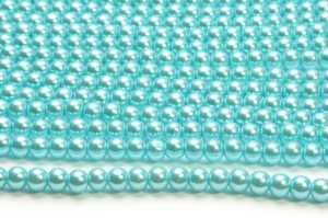 Elsa Blue Glass Pearls