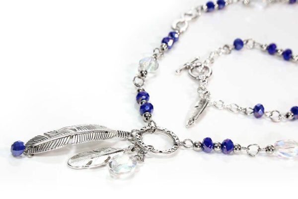 neptune serenity feather necklace bracelet and earringa