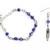 neptune serenity feather necklace bracelet and earringa