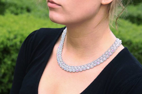 Silver Cloud Raindrop Necklace Kit