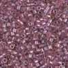 Sparkling Antique Rose Lined Crystal Delica Beads