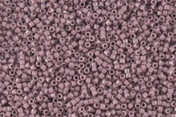 Opaque Lilac Glazed Luster Delica Beads