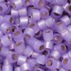 Lavender Transparent Opal Lined Delica Beads