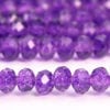 Purple Lightning Facetted Crystal Donuts