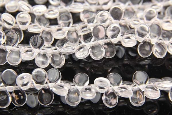 Transparent Crystal Pip Beads