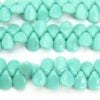 Opaque Turquoise Pip Beads