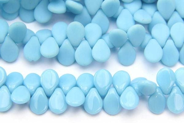 Opaque Sky Blue Pip Beads