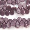 Opaque Plum Lustre Pip Beads