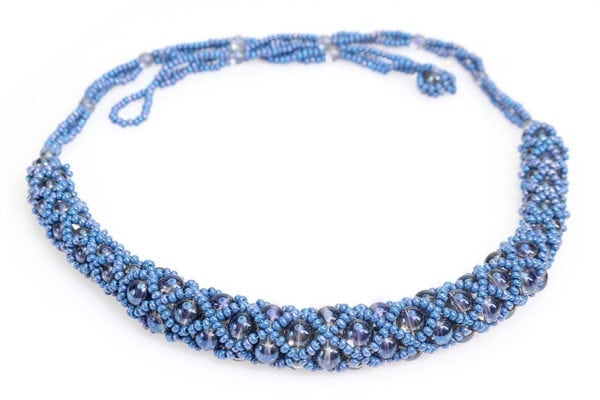 Caribbean Blue Crystal Calypso Necklace Kit