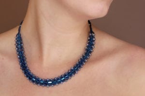 Electric Sapphire Entice Necklace