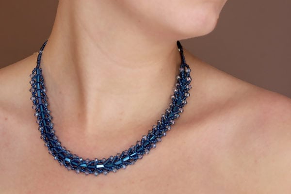 Electric Sapphire Entice Necklace