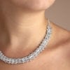 Silver Diamond Entice Necklace