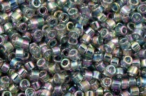 Transparent Grey Iris Delica Beads