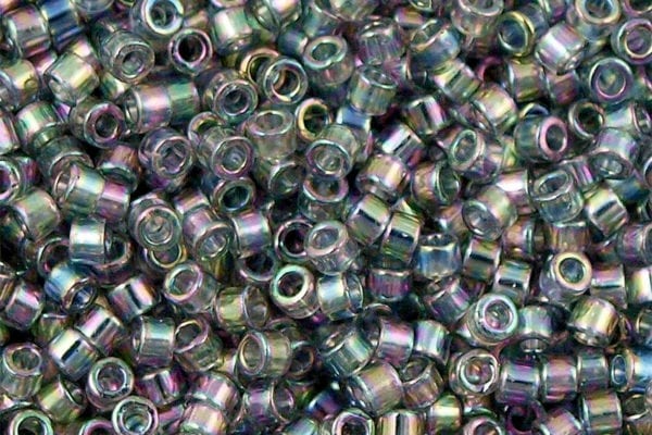 Transparent Grey Iris Delica Beads