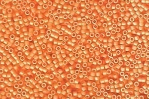 Opaque Mandarin Delica Beads