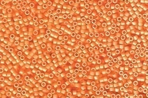 Opaque Mandarin Delica Beads