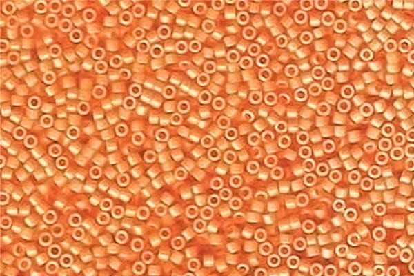 Opaque Mandarin Delica Beads