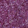 Fancy Lined Magenta Delica Beads