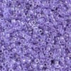 Lined Crystal Purple Delica Beads