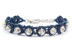 River Blue Crystal Tiffany Bracelet