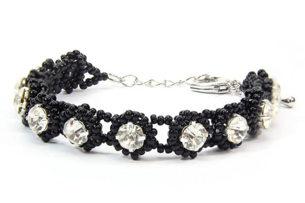 Noir Crystal Tiffany Bracelet