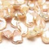 AA Grade Natural Light Champagne Keshi Pearls