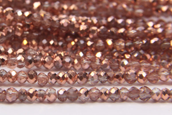 Demi Coated Rose Gold Size 11 Micro Crystals