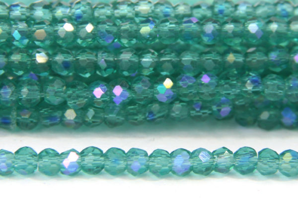 Sapphire Coated Teal Size 11 Micro Crystals