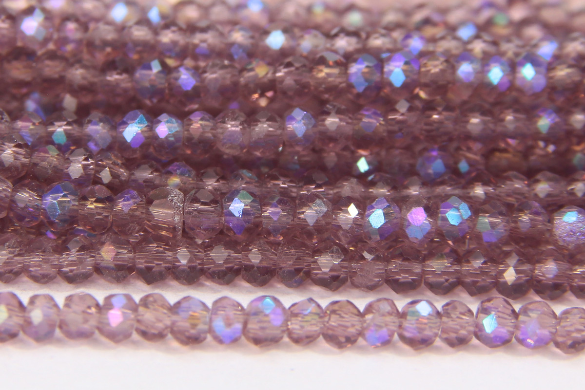 Sapphire Coated Amethyst Size 11 Micro Crystals