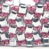 Silver Strawberry Dancing Cubes Bracelet