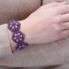 Purple Nebula Brocade Bracelet