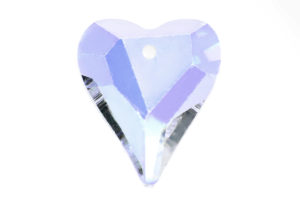 Crystal AB Heart Crystal Pendant