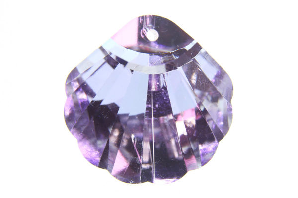 Shining Amethyst Shell Crystal Pendant