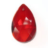 Ruby Teardrop Crystal Pendant