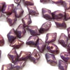 Copper Lustred Purple Mini DiamonDuos