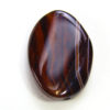 Red Banded Agate Oval Focal Bead