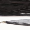 Black Silk Organza Ribbon Necklace