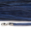 Navy Blue Silk Organza Ribbon Necklace