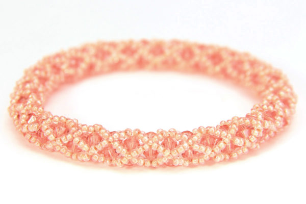 Coral Hollywood Crystal Bangle