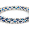 Santa Monica Blue Hollywood Crystal Bangle