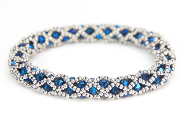 Santa Monica Blue Hollywood Crystal Bangle