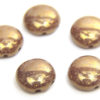 Gold Picasso Preciosa Candy Beads