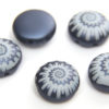 Blue Shell Stencil Preciosa Candy Beads