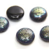 Midnight Gold Stencil Preciosa Candy Beads