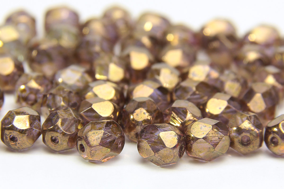 Bronzed Transparent Lilac Fire Polished