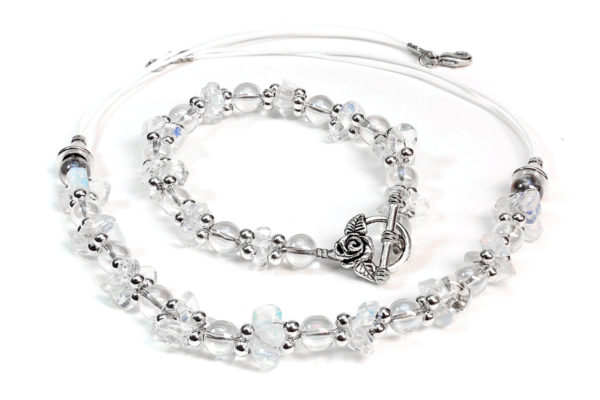 Opalite Lustre Tranquility Necklace and Bracelet - Image 3